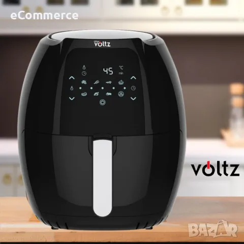 Промоция - Фритюрник AirFryer Voltz OV51980F 1800W, 7.7L, 2 ГОДИНИ ГАРАНЦИЯ, снимка 3 - Фритюрници - 47824999