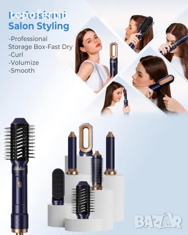 Сешоар и маша за коса Hair Styler 6 in 1,Ново, снимка 3 - Маши за коса - 45537629