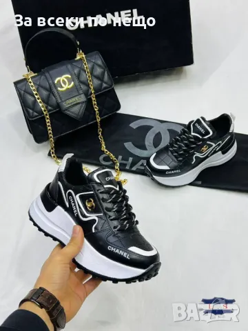 Chanel Дамски Спортни Обувки👟Дамски Маратонки Шанел - Налични Различни Цветове Код D1992, снимка 3 - Маратонки - 49380304