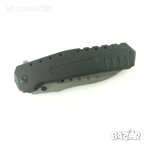 Сгъваем автоматичен нож Browning F66 с гумирана дръжка , снимка 2 - Ножове - 53978862