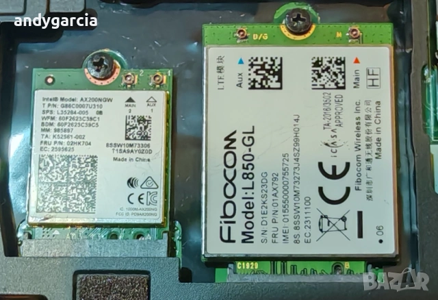 Intel Dual Band Wireless-AX200NGW WLAN/Wi-Fi 6 M.2 2230 2.4GHz/5GHz Bluetooth 5.1 M.2/AE-Key 802.11, снимка 4 - Други - 53901293