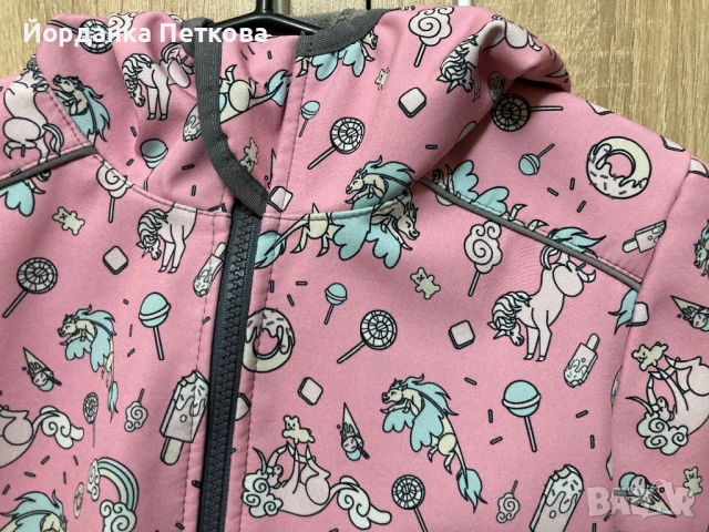 Детско софтшел яке 116 р-р, снимка 3 - Детски якета и елеци - 52539823