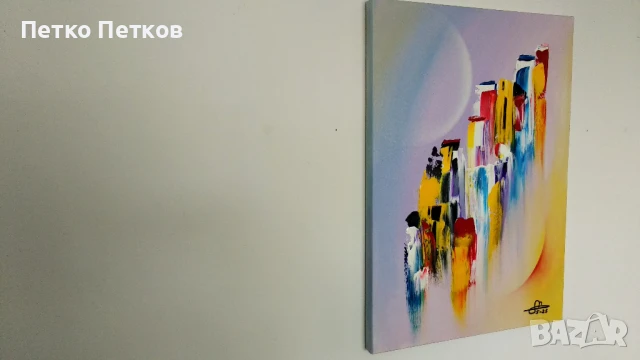 Абстрактна картина F59, снимка 4 - Картини - 50442285