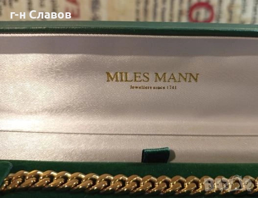 "Miles Mann" (gold plated), снимка 11 - Гривни - 52562724