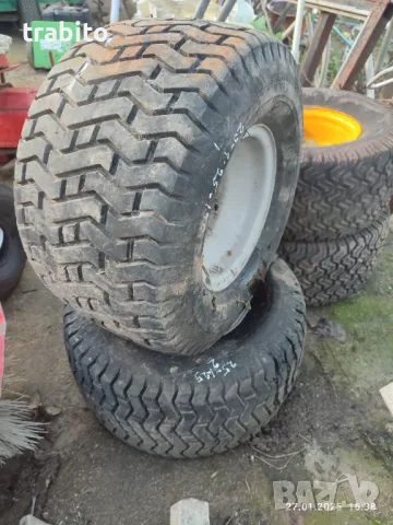 Гуми с джанти за тракторна косачка 25-1-25, снимка 1