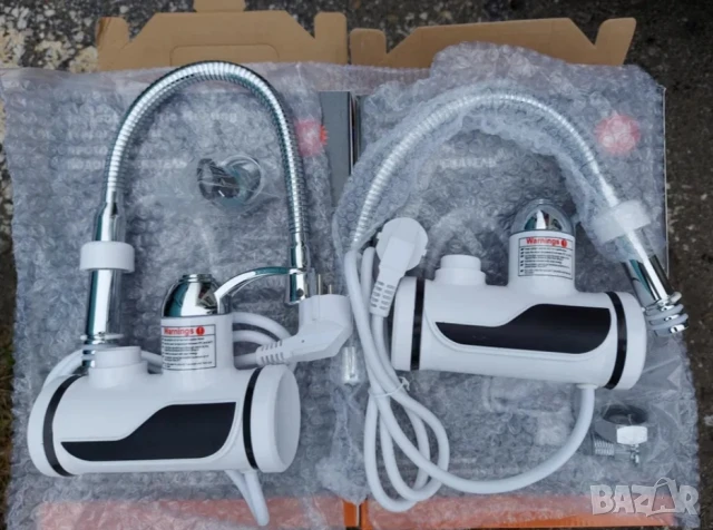 Смесител за вода с нагревател за мигновено загряване