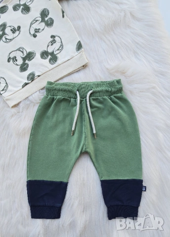 Екипче Мики Маус 9-12 месеца, снимка 3 - Комплекти за бебе - 53614730