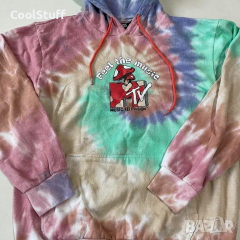 Блуза с Качулка Суитшърт Унисекс MTV Feel The Music Размер M, снимка 2 - Блузи - 53848620