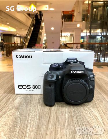 Професионална камера Canon EOS 80D+Canon EF 50mm 1.8 II камера Canon 80D, снимка 7 - Камери - 46295913
