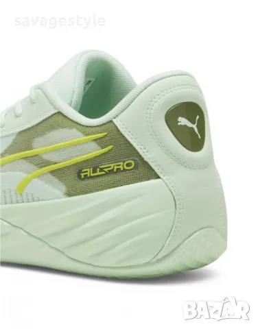 Унисекс маратонки PUMA All-Pro Nitro Basketball Shoes Green, снимка 5 - Маратонки - 49512091