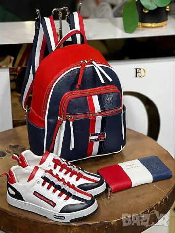 дамски маратонки, раница и портмоне gucci tommy hilfiger fendi , снимка 3 - Маратонки - 46859700