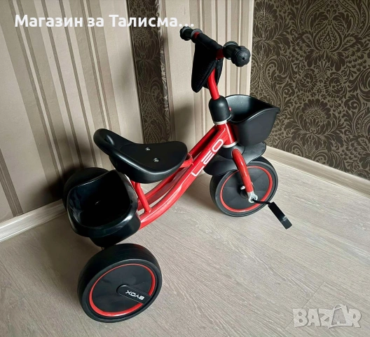 Детска Триколка Byox - Leo, червена, снимка 4 - Детски велосипеди, триколки и коли - 53570126