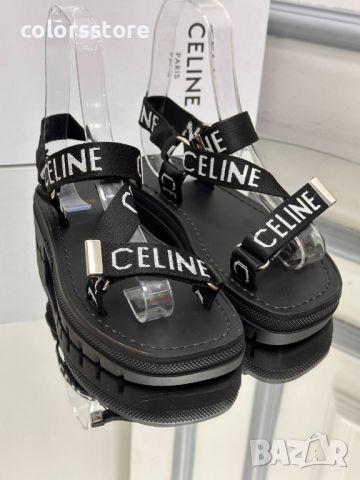 Черни сандали Celine-GG52da, снимка 1 - Сандали - 46416054