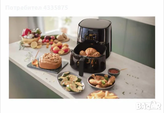 ПРОМО -30% НОВ Phillips Airfryer Essential 6,2 L ТОП ЦЕНА, снимка 5 - Мултикукъри - 48424369