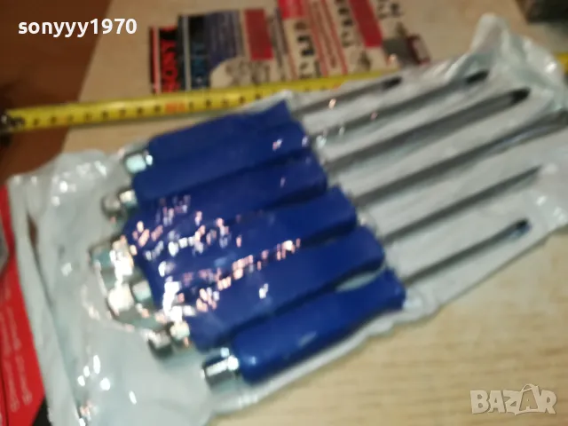СИНИ-УДАРНИ ОТВЕРТКИ-ЯКИ СЪС ЗАГВАТ ЗА КЛЮЧ 3103251743, снимка 6 - Отвертки - 49713038