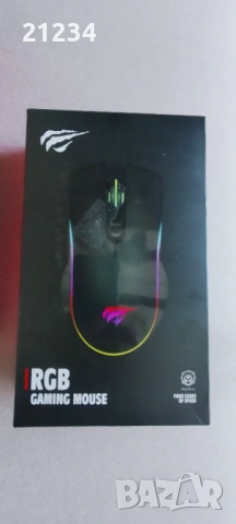 Нова RGB геймърска мишка Havit MS1006 + подложка, снимка 2 - Геймърски - 53657992