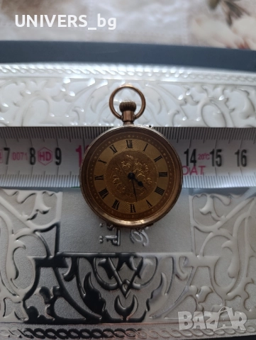 Златен джобен часовник 1918г, снимка 13 - Антикварни и старинни предмети - 48231476