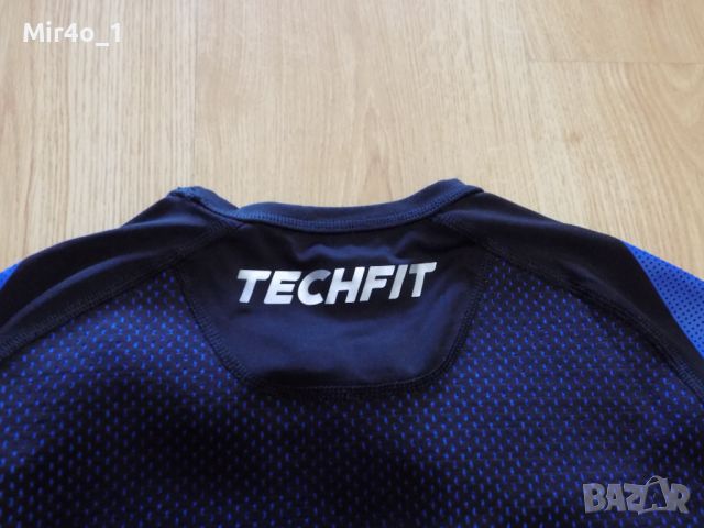 Тениска adidas techfit потник оригинална спорт фитнес крос мъжка L, снимка 4 - Тениски - 46363787