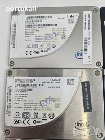 2.5" inch SSD SATA 128GB 256GB Intel Kingston Samsung Crucial Toshiba, снимка 3 - Твърди дискове - 53535691