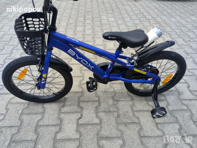 BYOX Велосипед 18" CHALLENGE син, снимка 5 - Велосипеди - 45918402