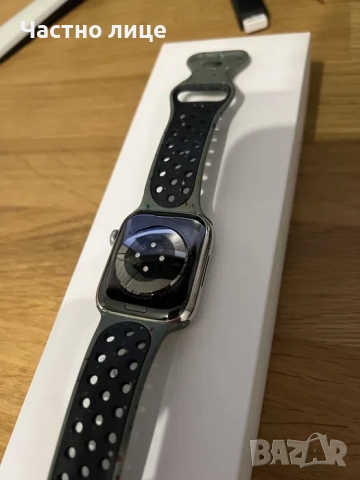 Apple Watch 8 45mm Cellular Silver Stainless Steel, снимка 6 - Аксесоари за Apple - 51626045