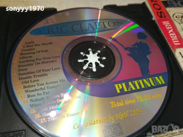 ERIC CLAPTON PLATINUM CD 0708251505, снимка 6 - CD дискове - 51286382
