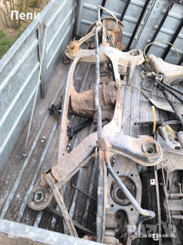 Комплект заден мост с диференциал и полуоски от Мерцедес 190