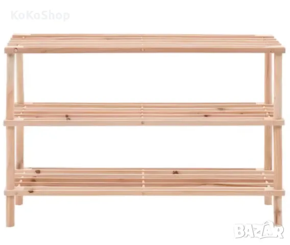 Дървена етажерка за обувки-74х26х48.5 см./етажерка за обувки/, снимка 2 - Етажерки - 50005992