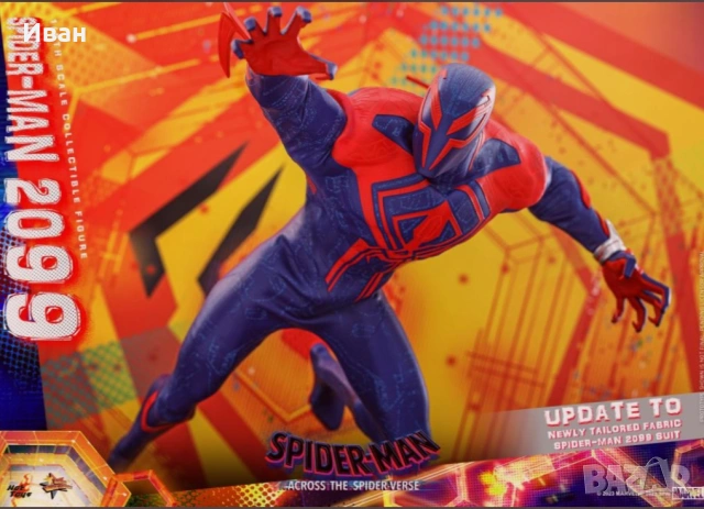 Hot Toys Spider - man 2099/Хот Тойс Спайдър - мен 2099, снимка 3 - Колекции - 47223405