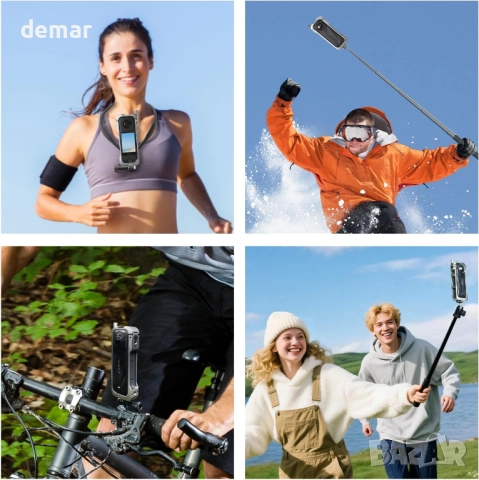 Защитен калъф от алуминиева сплав за Insta 360 X5 с бързо освобождаване, снимка 8 - Чанти, стативи, аксесоари - 51930737