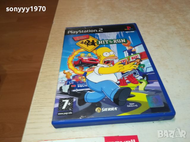 ПОРЪЧАНА-THE SIMPSONS HIT & RUN PS2 GAME 1907240951, снимка 2 - Игри за PlayStation - 46628728