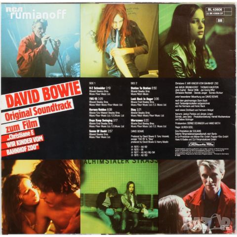 David Bowie – Christiane F. Wir Kinder Vom Bahnhof Zoo (Original Soundtrack), снимка 2 - Грамофонни плочи - 45109077