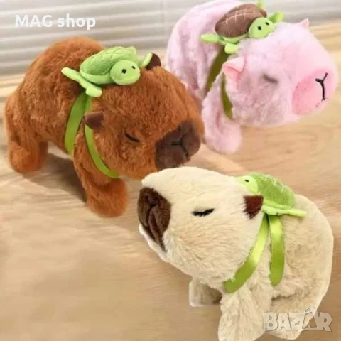 ПРОМО! Плюшена КАПИБАРА за Ръка Музикална играчка 3 цвята, снимка 3 - Плюшени играчки - 51188642