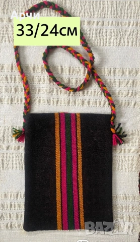 Етно торбички ор автентични платове, снимка 3 - Антикварни и старинни предмети - 53283074