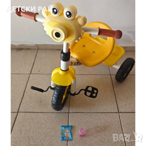 Триколка рак със сапунени балони, снимка 3 - Детски велосипеди, триколки и коли - 53975208