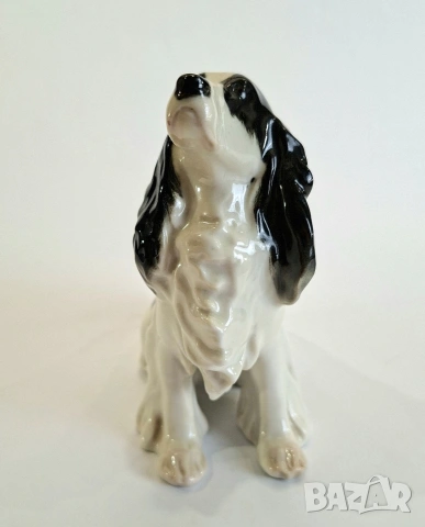 Порцеланова Фигурка на Куче - Кокер Шпаньол - ЛФЗ, снимка 3 - Статуетки - 53951773