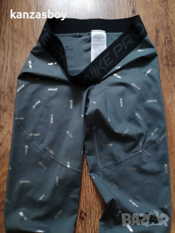 NIKE PRO METALLIC FOIL LOGO - страхотен дамски клин КАТО НОВ М, снимка 3 - Клинове - 51488619
