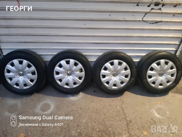 Продавам гуми с джанти 195/60/15 за VW TUARAN/CADDI 199лв, снимка 2 - Гуми и джанти - 48108989