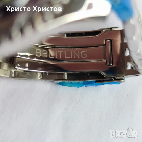 Мъжки луксозен часовник Breitling Chronometre Navitimer , снимка 10 - Мъжки - 47235359