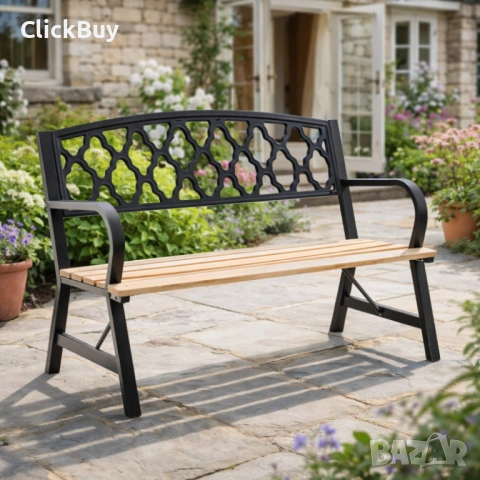 Елегантна градинска пейка – стил и комфорт за вашата градина, снимка 3 - Градински мебели, декорация  - 54119344