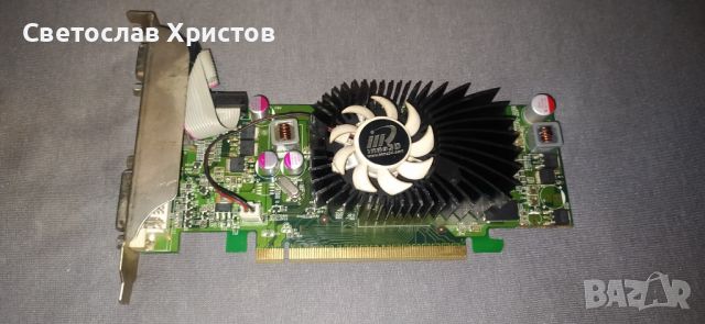 Продавам видео карта Inno3D GT220 1GB DDR3 128bit VGA DVI HDMI LP PCI-E, снимка 2 - Видеокарти - 45980264