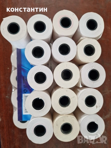 касови ролки 37х12, снимка 2 - Друго търговско оборудване - 53897238
