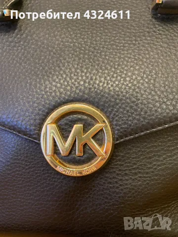 Чанта MICHAЕL KORS телешка кожа черна, снимка 2 - Чанти - 49631299
