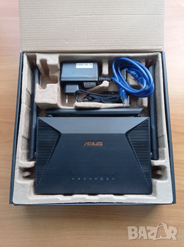 Безжичен рутер ASUS RT-AX1800U, снимка 3 - Рутери - 52050486