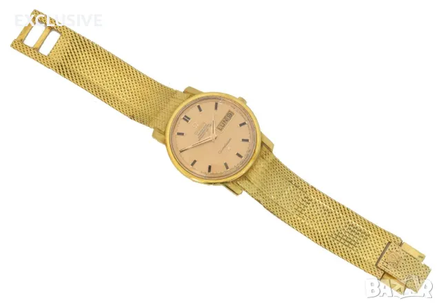 Златен швейцарски часовник OMEGA Constellation 18к злато, снимка 2 - Мъжки - 48448357