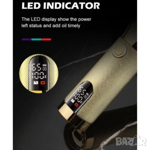 Професионална машинка за подстригване, контур на брада и тяло, автономност 180 мин., 6500 об./мин., снимка 2 - Мъжка козметика - 53807198