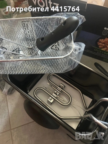 Нов фритюрник Oliver Voltz OV51980P – 2000W, 3 л, снимка 7 - Фритюрници - 53846679