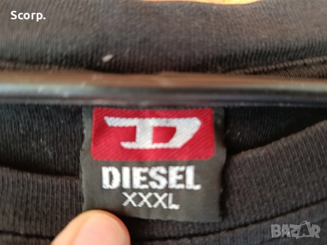 Vintage Diesel T-shirt 90s,00s/Diesel тениска - Оригинална , Рядка част, снимка 2 - Тениски - 52789438