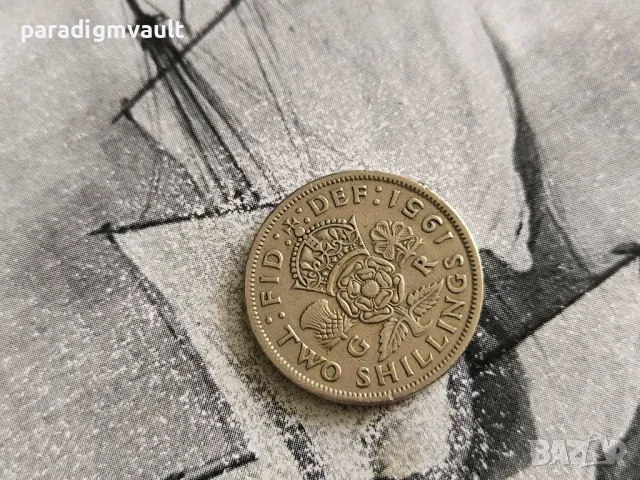 Монета - Великобритания - 2 шилинга | 1951г.