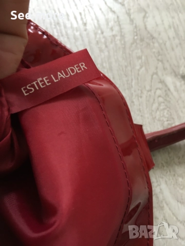 Estee Lauder ефектна чанта бордо, снимка 9 - Чанти - 52413737